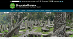 Desktop Screenshot of megtourism.gov.in