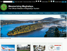 Tablet Screenshot of megtourism.gov.in